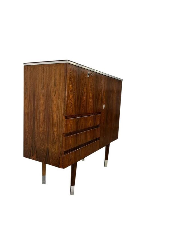 Buffet vintage en palissandre / meuble bar / buffet