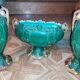 Fireplace garniture in slipware