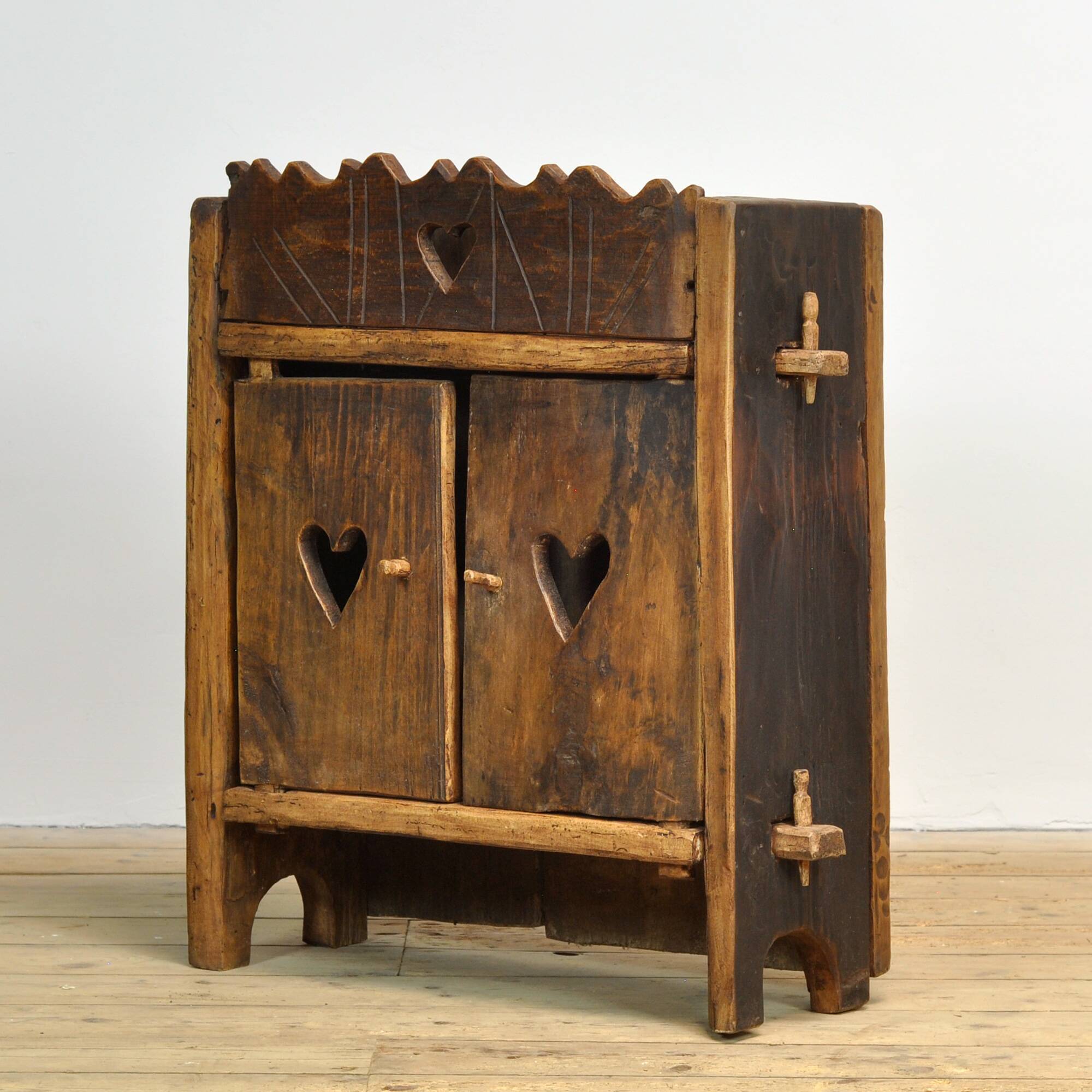 Romanian folk art cabinet, circa 1950