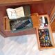 Furniture with Minerva sewing machine / vintage 50s-60s