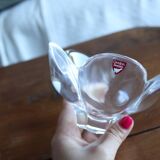 Orrefors Sweden Crystal Flower Bowl