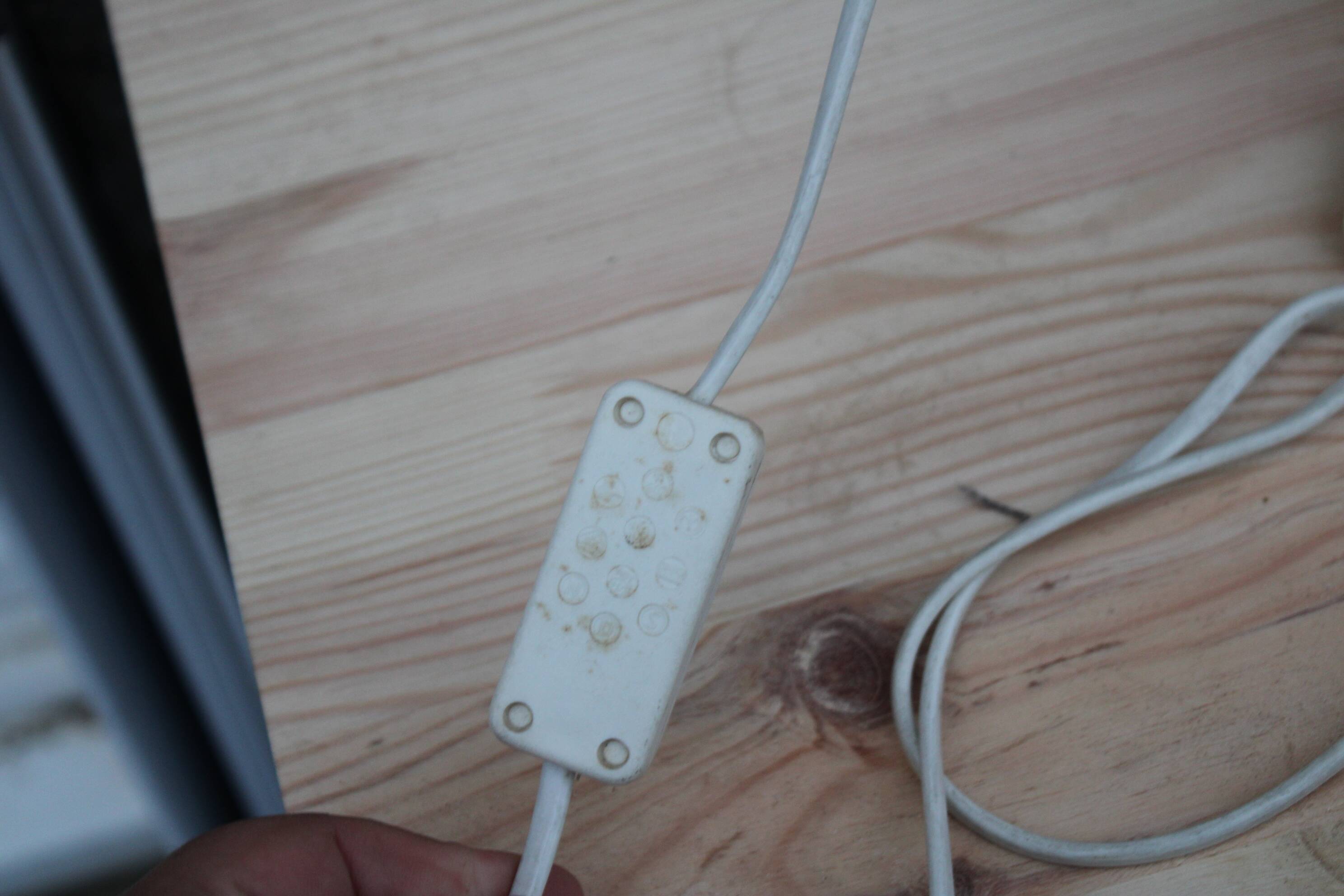 Vintage opal glass lamp – Murano style