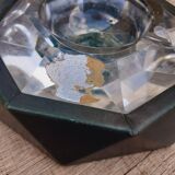 Ashtray Le Tanneur and crystal Val St Lambert