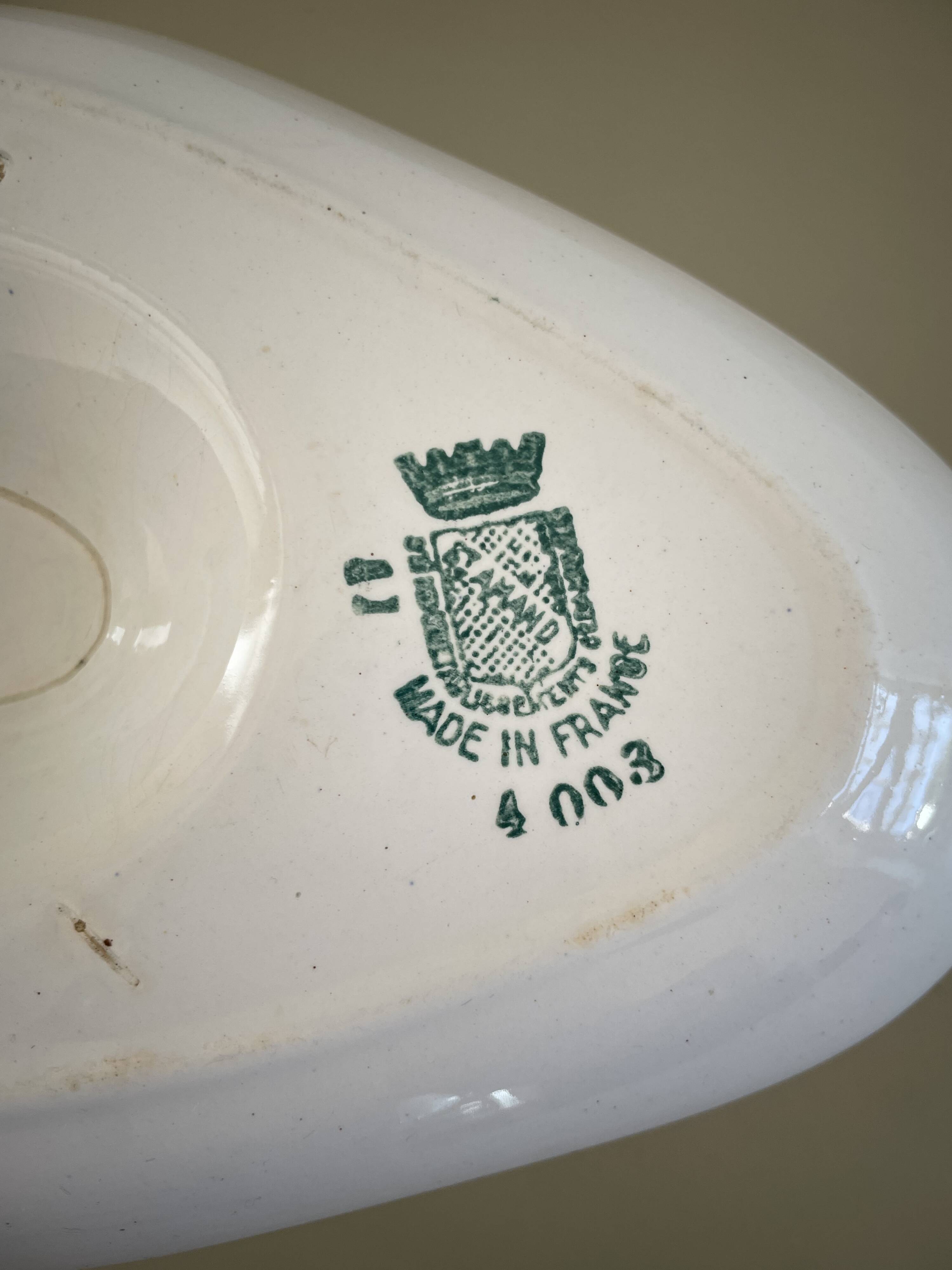 St Amand ironstone sauceboat
