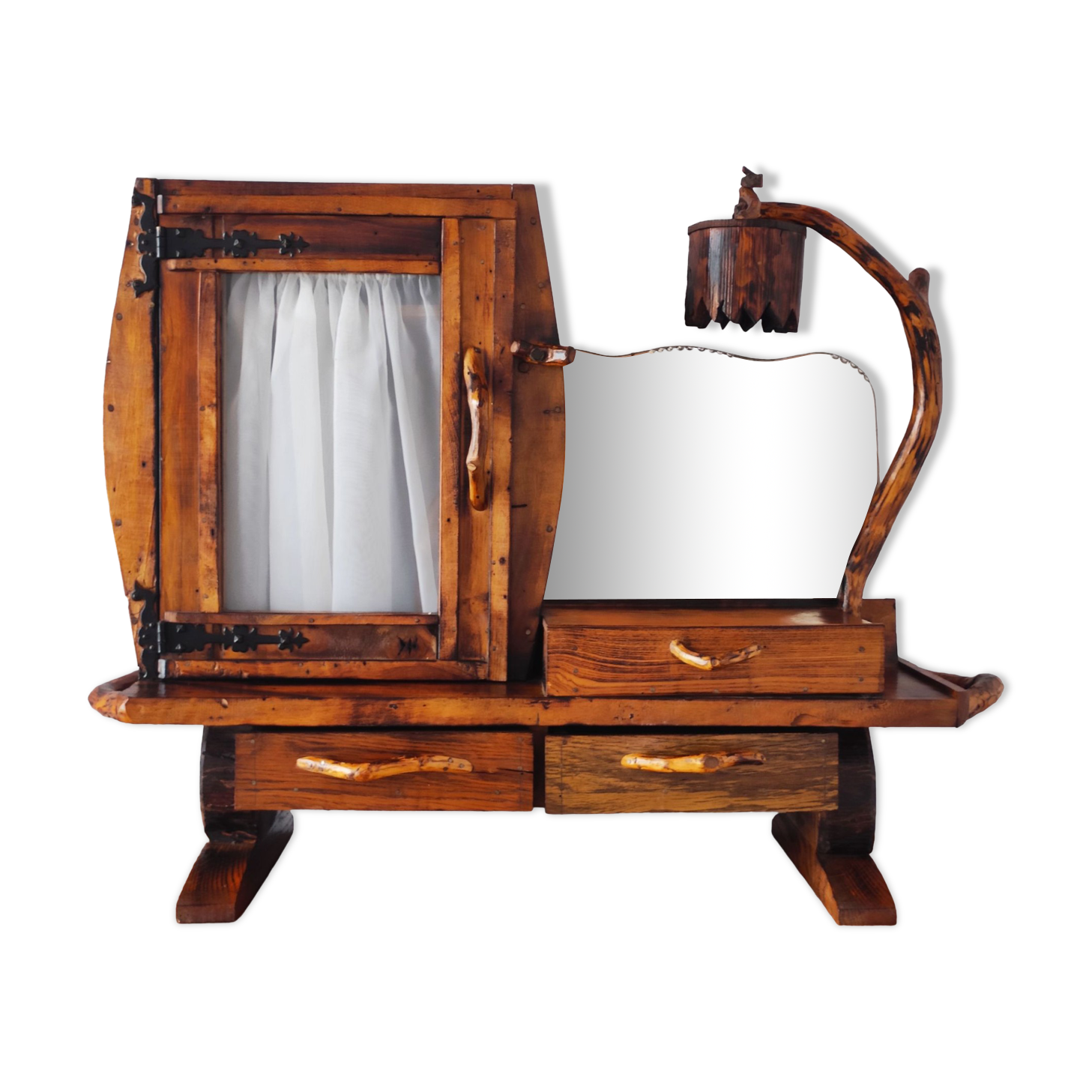 Vintage brutalist dressing table 1950/60