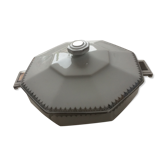 Soup tureen white art deco.