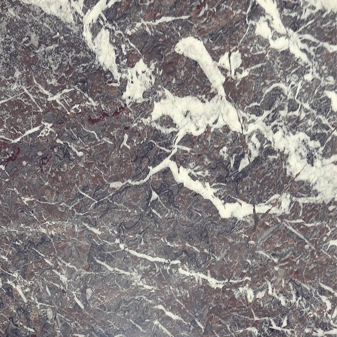 Wrought iron and marble coffee table