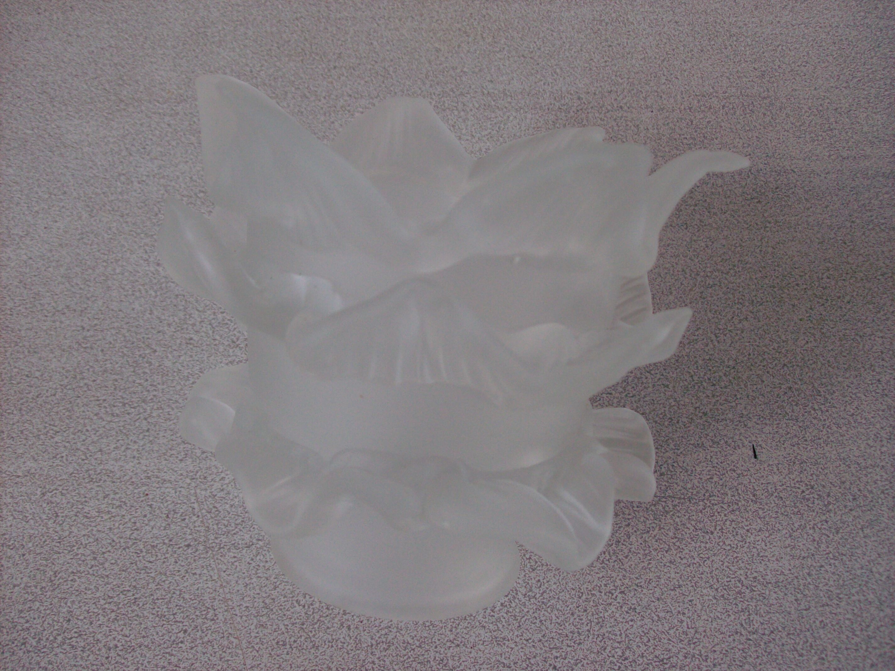 Tulip Globe Lampshade Pink Flower Glass Lamp Chandelier Light Fixture