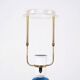 Nils Kähler blue earthenware table lamp, 1960s