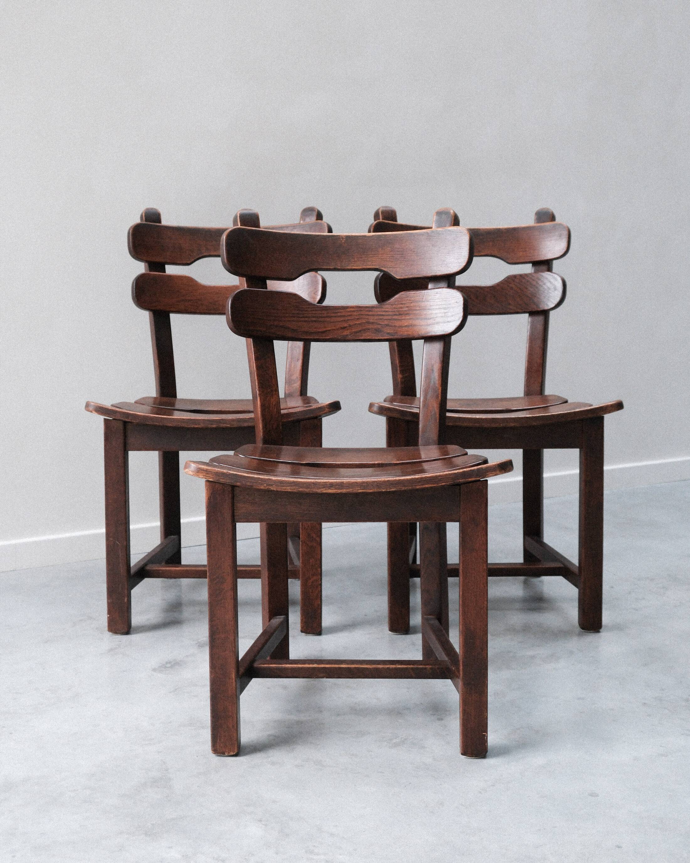 6 chaises de salle à manger dans le style de Dittmann & Co.