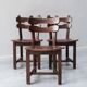 6 chaises de salle à manger dans le style de Dittmann & Co.