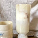 Vintage alabaster lamps