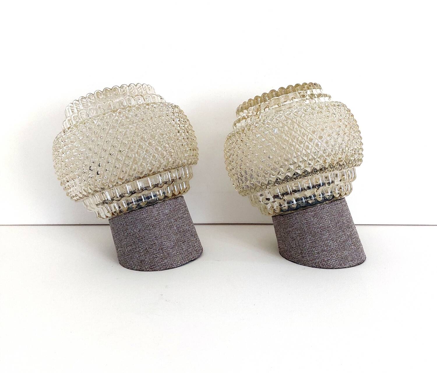 Pair of vintage 60s wall lights