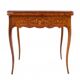 Inlaid card table, France, circa 1860. Empire