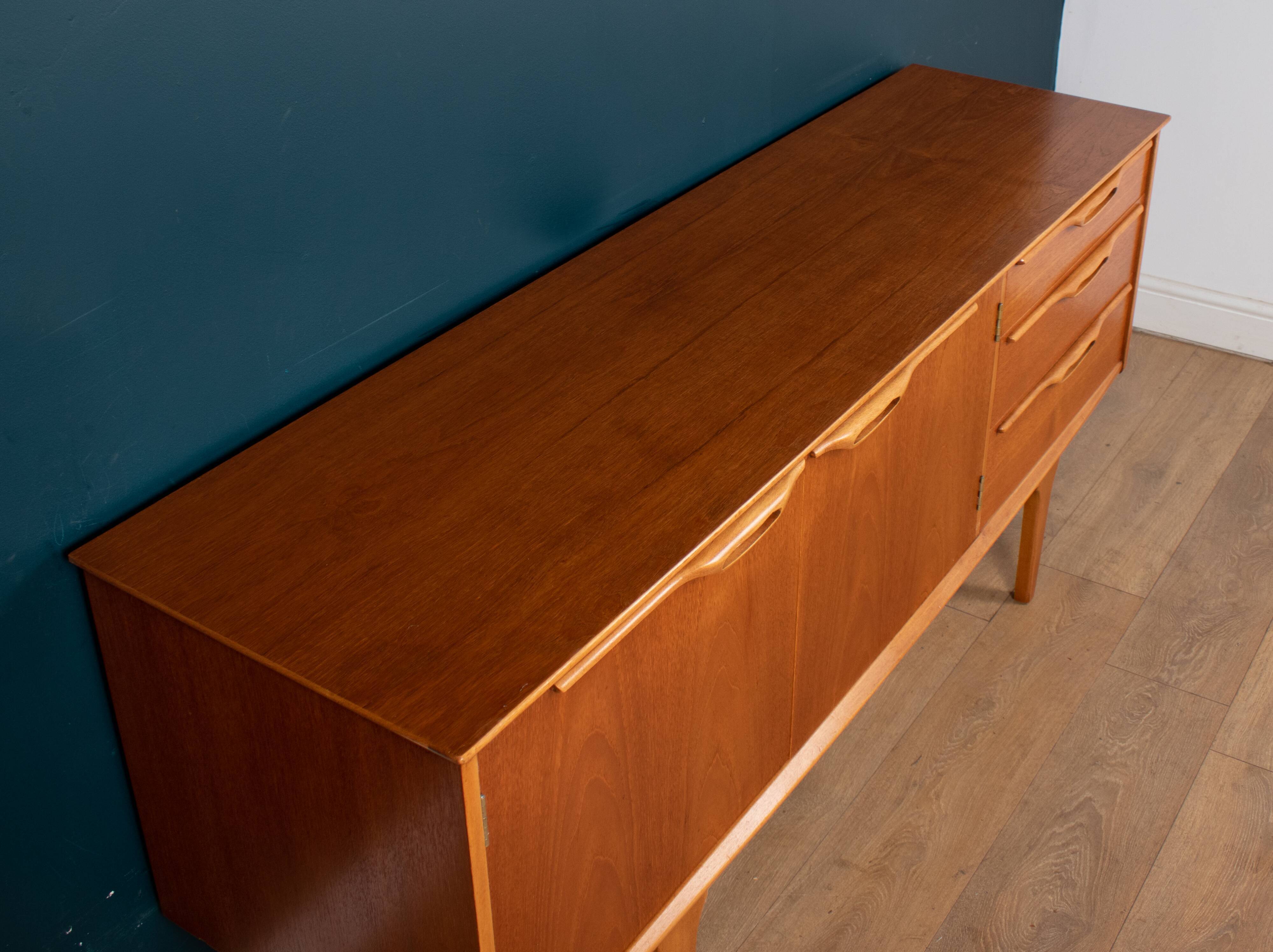 Retro teak 1960s jentique classic short sideboard