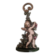 Cast iron door block cherub