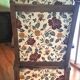 Fabric and wood armchair, comfort, relax, 1950s