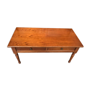 Table basse en merisier