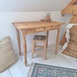 Bureau / Console / Table d'appoint de ferme style campagne en bois massif
