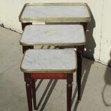 3 tables gigognes Louis XVI
