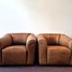 DS-47 brown leather lounge chair by De Sede, Switzerland 1970's