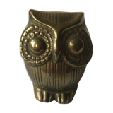 Owl owl in brass year 1970