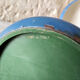 Italian blue metal desk lamp 1960