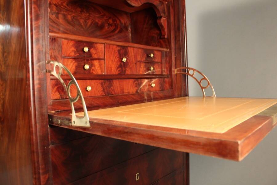 Louis Philippe Period Mahogany Secretary