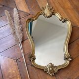 Baroque style gold mirror