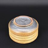 Glazed stoneware matcha bowl