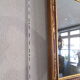 Golden and lacquered mirror 81x75cm
