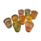 Lot de 9 verres granité doré