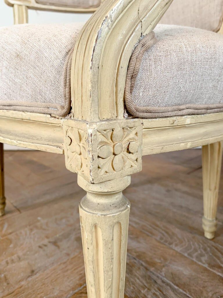 Set of 4 chairs and 2 armchairs 1860