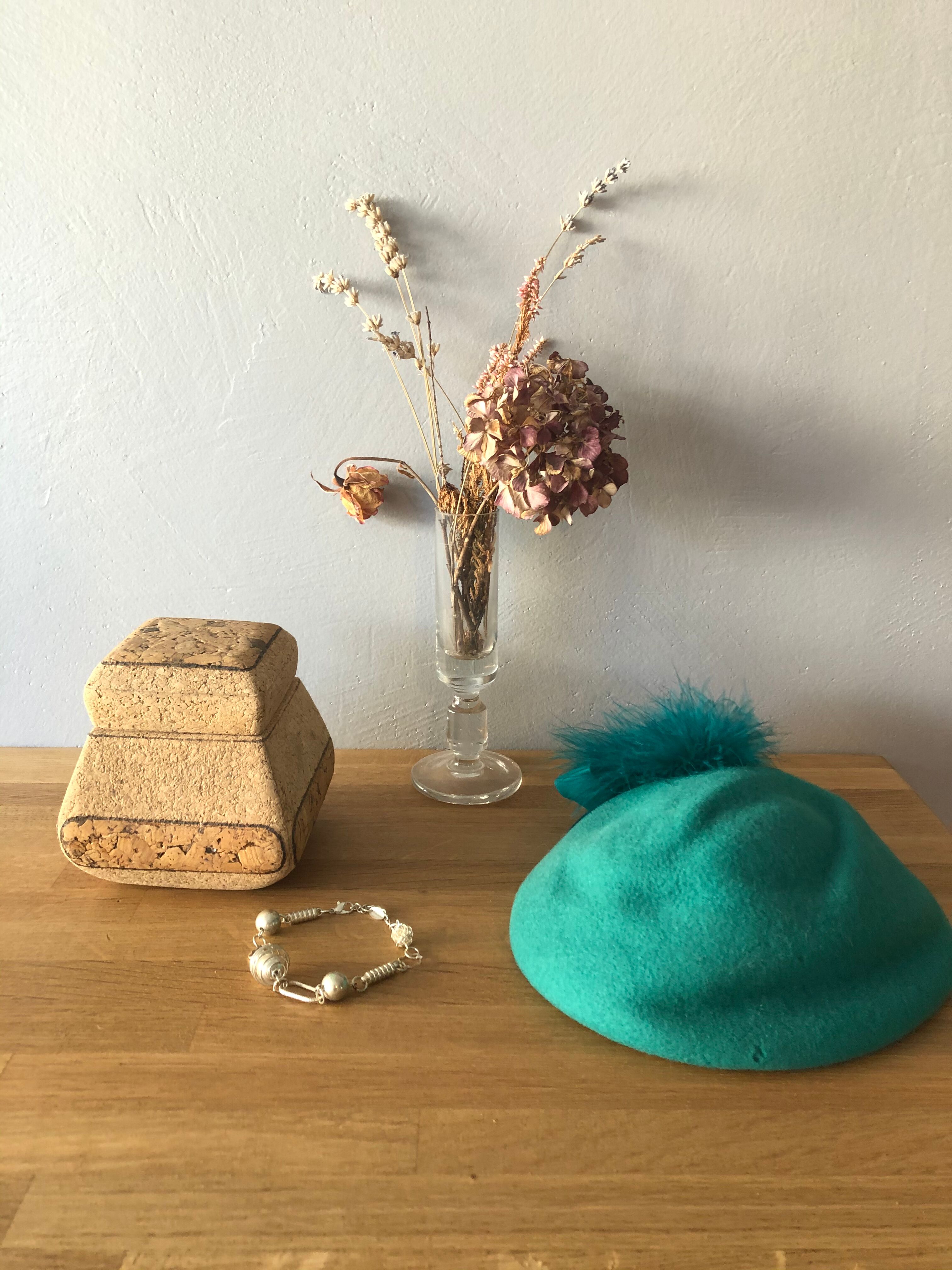 Cork storage box