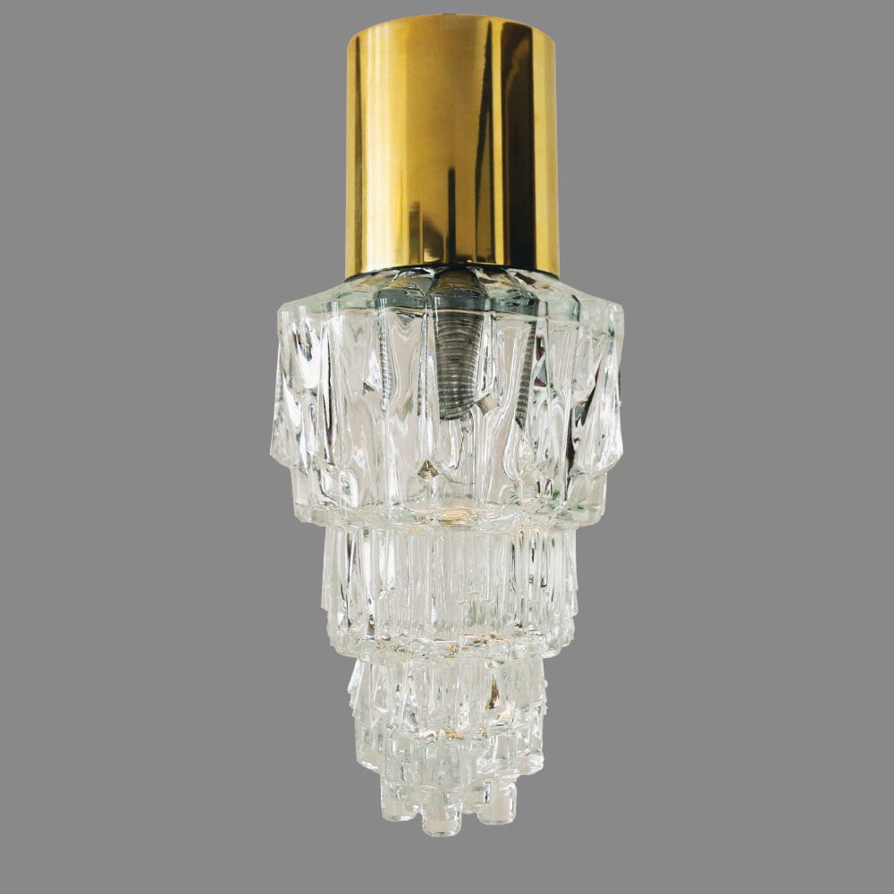 Hanging lamp by Helena Tynell for Glashütte Limburg, 1960's