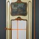 Painted Wooden Trumeau Mirror, Louis XV Style – Late 19th Century