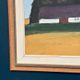 Original Swedish Oil on Canvas – "Farm" by Eric Julius – Signed – Vintage & Framed – 61 × 53 cm (24" × 20.9")