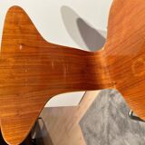 Set of Teak Desk Chairs, Denmark, 1950s