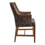Swedish Grace floral birch wood armchair
