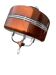 Suspension Space Age Vintage 1970 – Copper Orange & Chrome