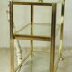 Table d'appoint roulante vintage style Hollywood Regency