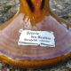Ceramic candle holder dieulefit