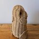 Grenouille vintage en rotin