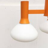 Orange Vintage Space Age Pendant Lamp