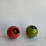 Pair of ceramic bedside lamps 1950