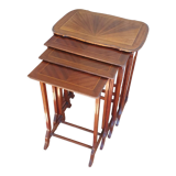 Suite of four nesting tables early twentieth century