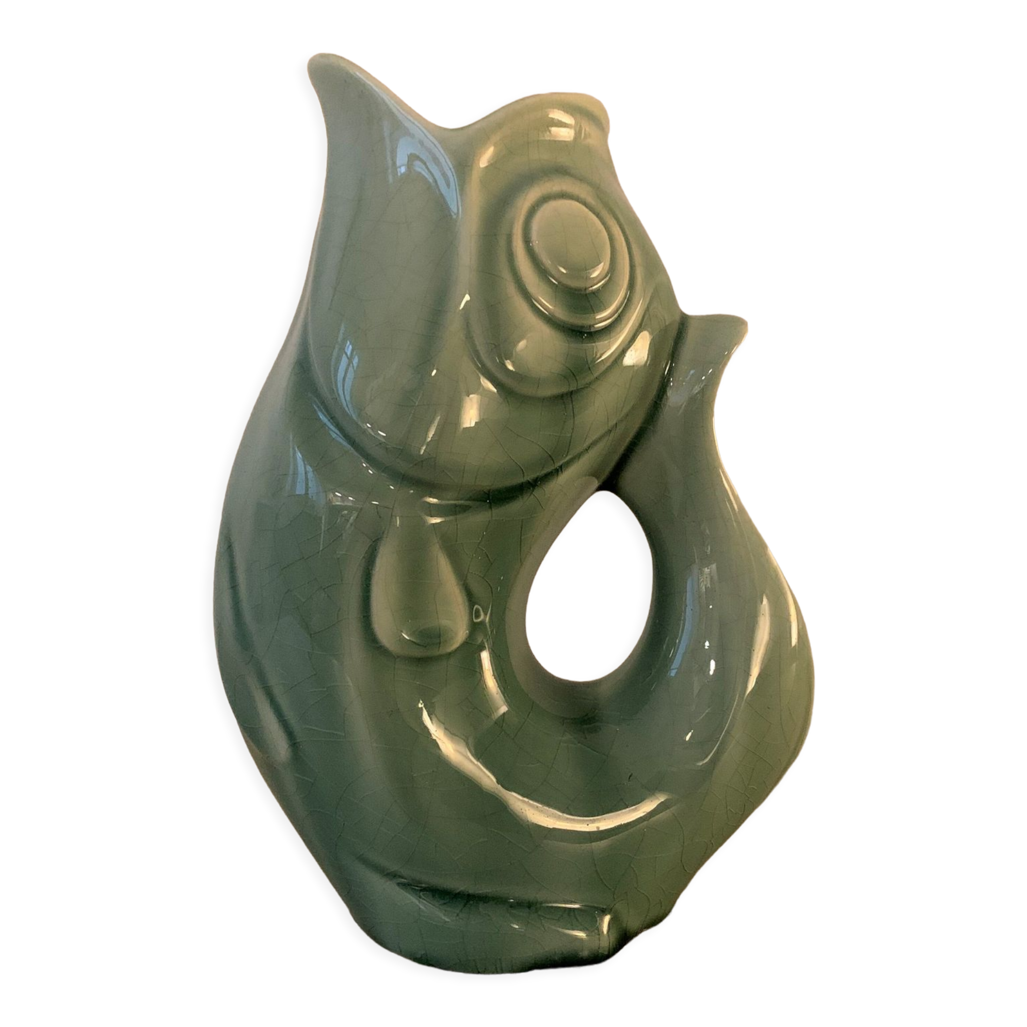 Ceramic fish vase