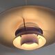Suspension PH5 en violet par Poul Henningsen pour Louis Poulsen, Danemark 1960