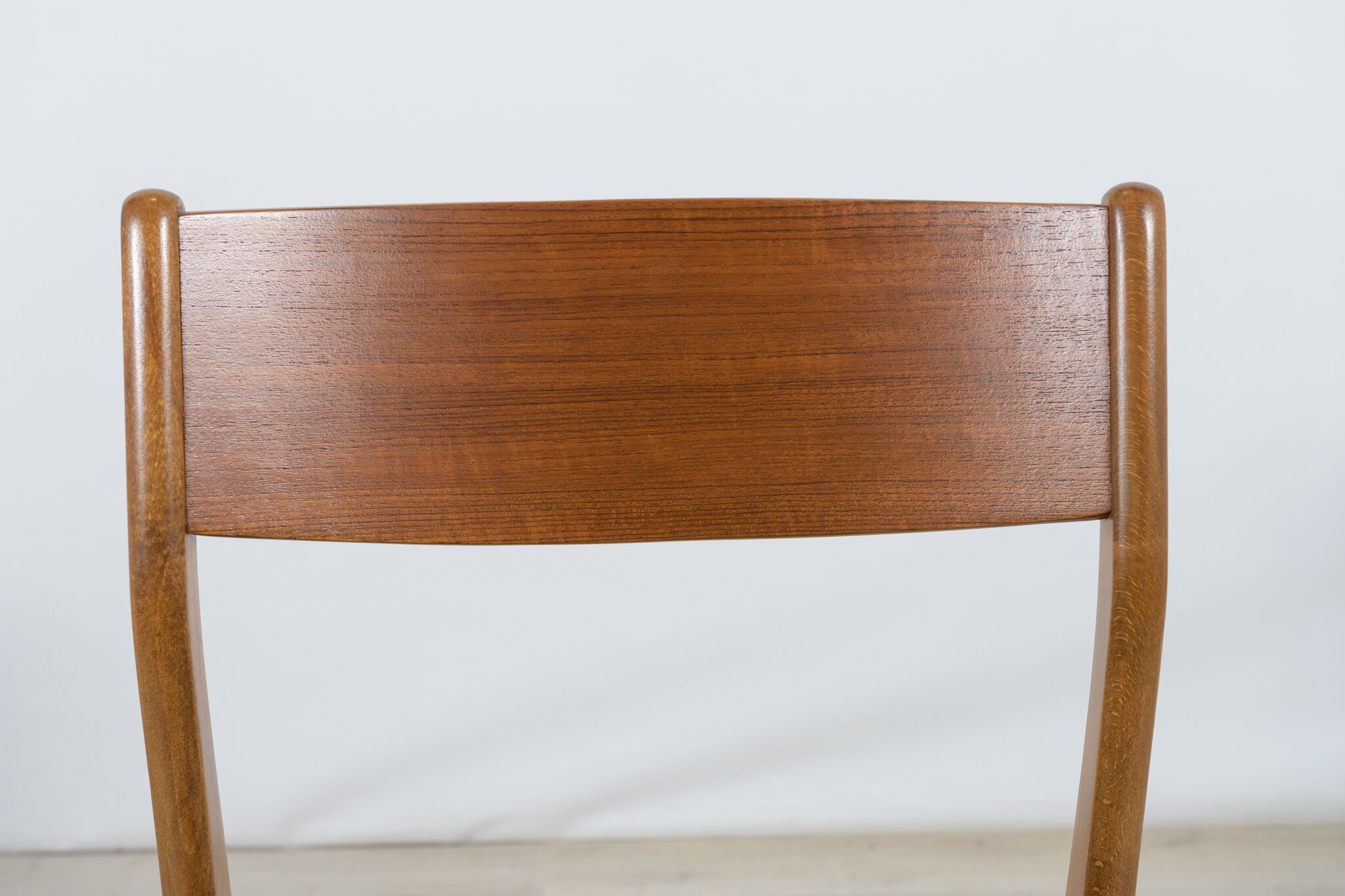 Mid-century teak dining chairs, 1960s, set of 4