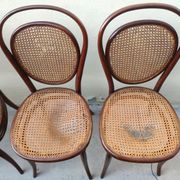 Set of 4 Thonet chairs nr 7 from 1865 ca